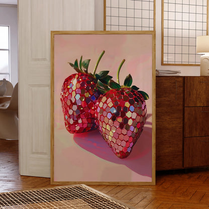 Disco Strawberries Pink