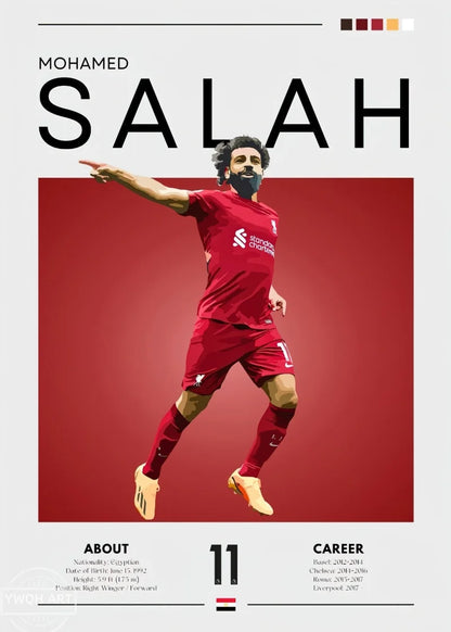 Famous Football Star Poster Modern Inspirational Canvas Painting Picture Soccer Wall Art Home Decoration Print Living Room Decor