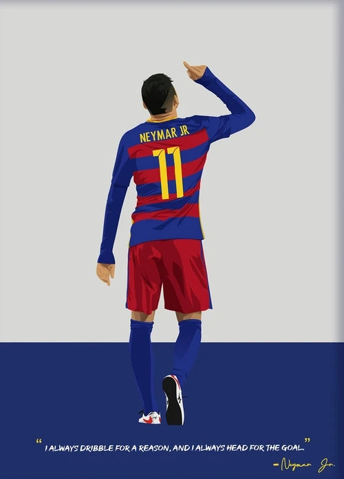 Famous Soccer Spoters Poster Canvas Printing Poster Soccer Home Room Wall Art Decor Players Fans Gift Prints Wall Decoration