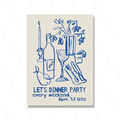 Trendy Retro Wall Set Poster