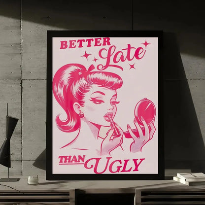 Pink Preppy Poster