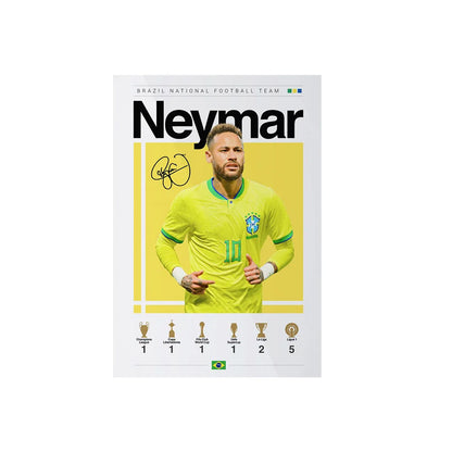 World Famous Football Player Lionel Wall Art Posters CR7 Canvas Art Prints M-Messis Canvas Painting Football Art Pictures Decor