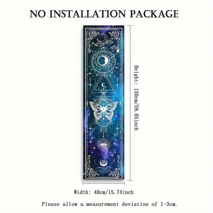 Gothic Witchy Sun & Moon Vertical Tapestry