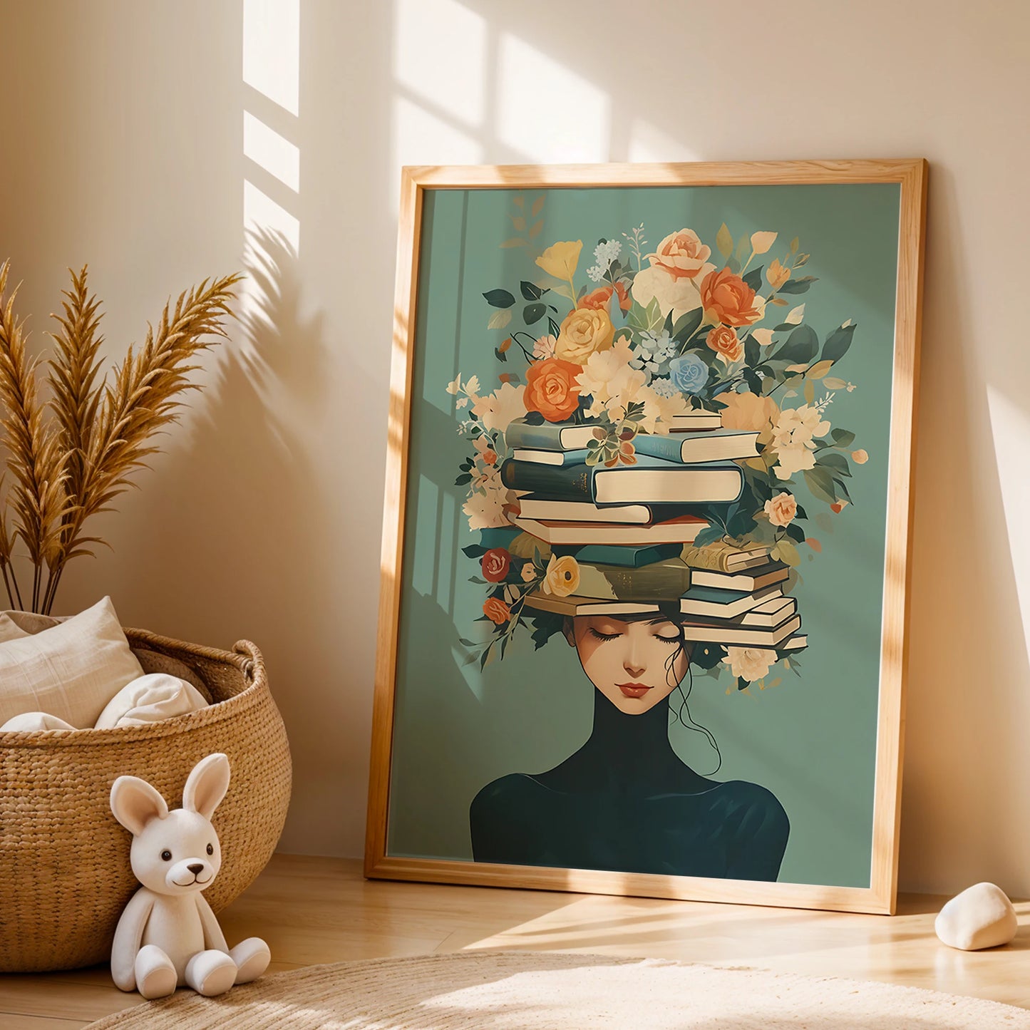 Readers Of The Flower Crown Wall Art Prints