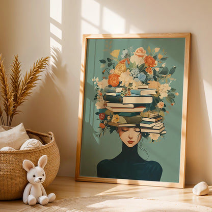 Readers Of The Flower Crown Wall Art Prints