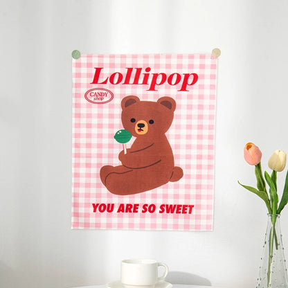 Kawaii Wall Decorating Cloth Tapestry