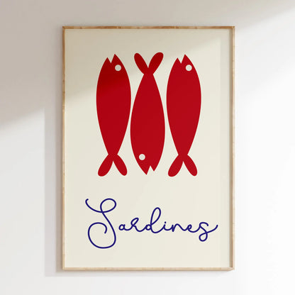 Minimalist Fruits & Drinks Wall Art Poster