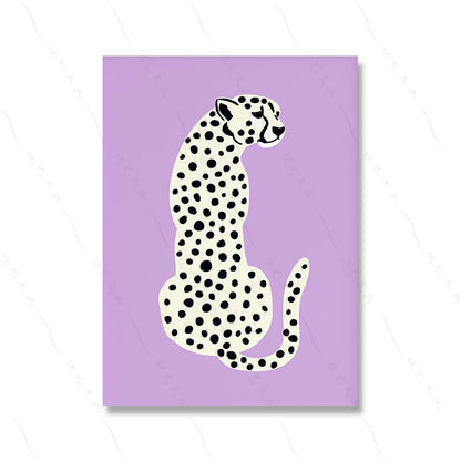 Purple Preppy Aesthetic Gallery Poster
