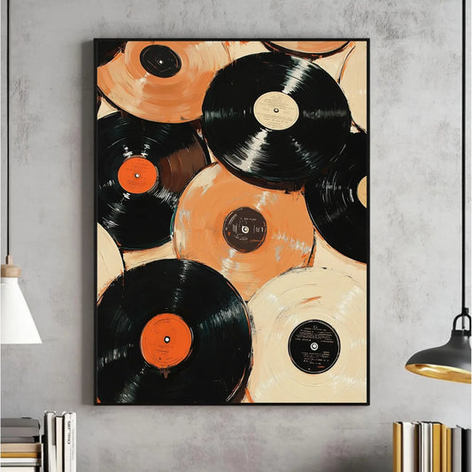 Vintage Record Eclectic Wall Art