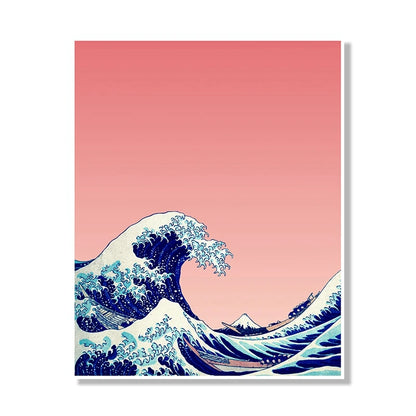 Red Crane Hokusai Eclectic Gallery Poster