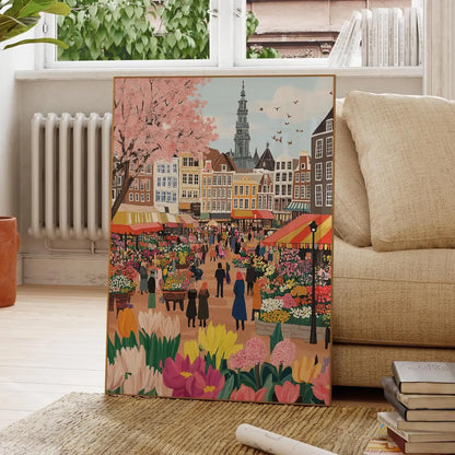 Flower Market Amsterdam Print
