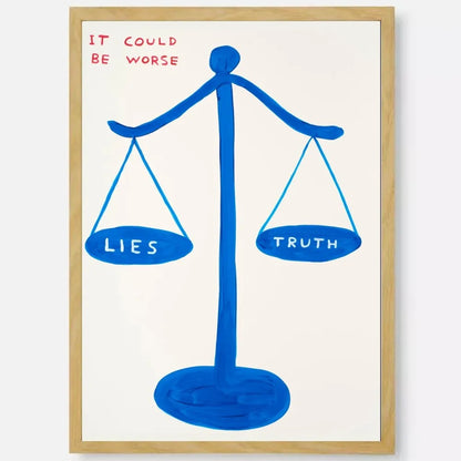David Shrigley’s Eclectic Art Poster
