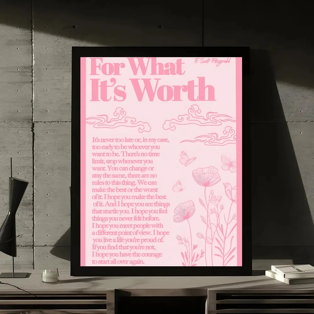 Pink Preppy Poster