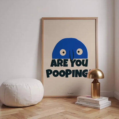 Funny Bathroom Wall Art - Funky Quote Toilet Wall Art
