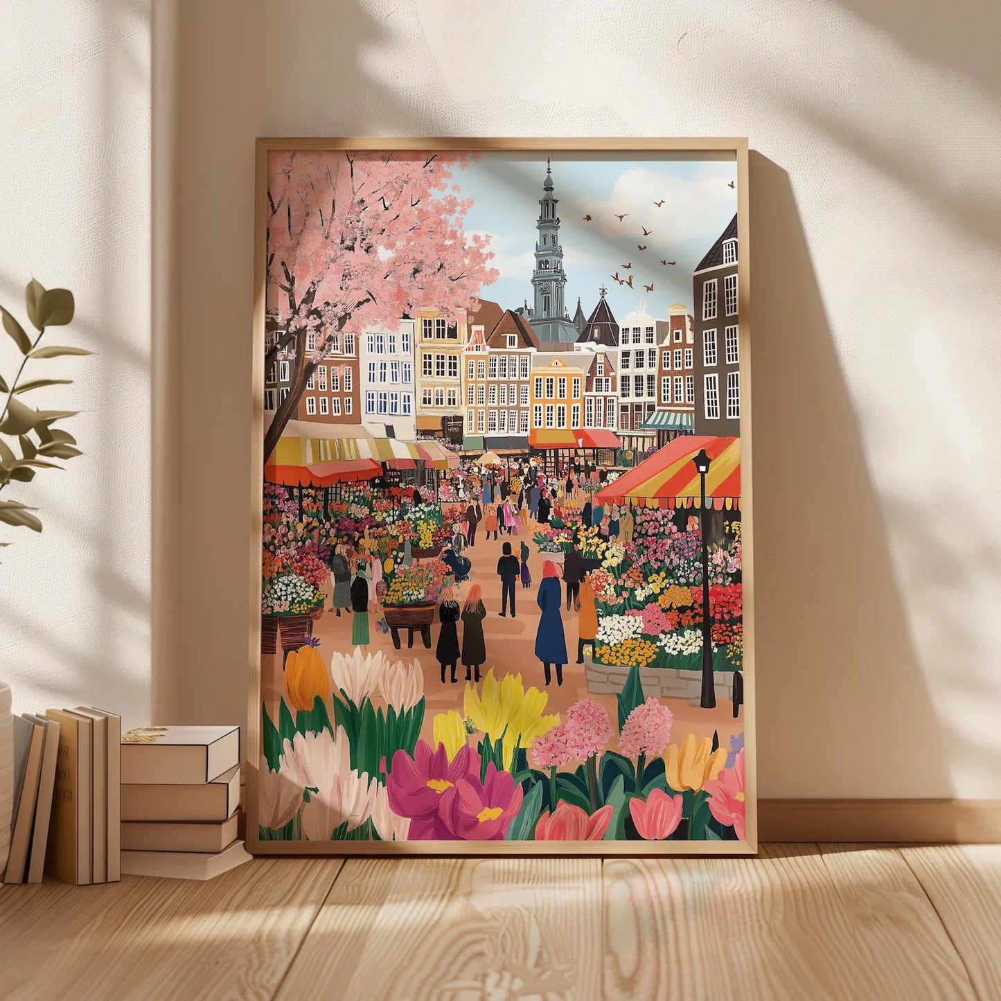 Flower Market Amsterdam Print