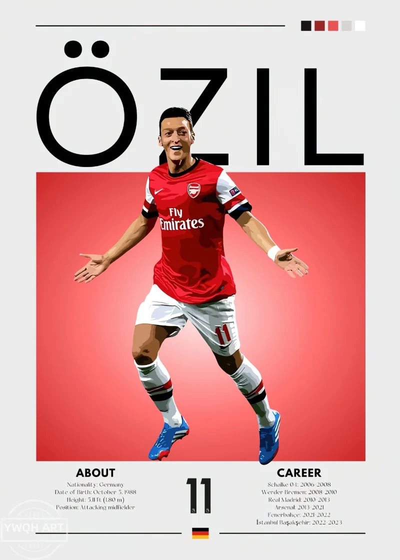 Famous Football Star Poster Modern Inspirational Canvas Painting Picture Soccer Wall Art Home Decoration Print Living Room Decor