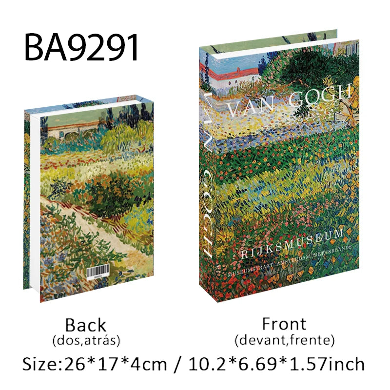 Abstract Bauhaus Luxury Decorative Books Boho Fake Book Storage Box Home Decor Coffee Table Shlef Bedroom Living Room Decoration
