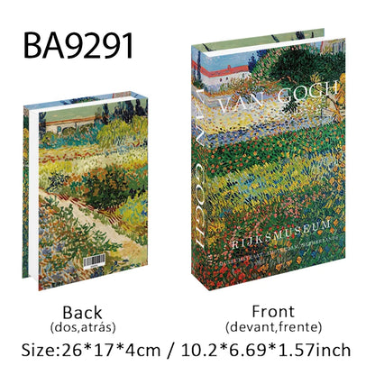 Abstract Bauhaus Luxury Decorative Books Boho Fake Book Storage Box Home Decor Coffee Table Shlef Bedroom Living Room Decoration