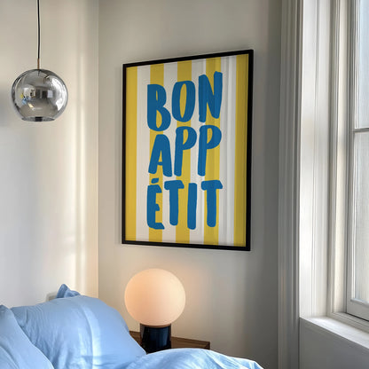 A Bon Appétit Canvas Poster