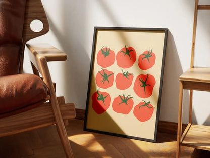 Tomato Print, Kitchen Wall Art