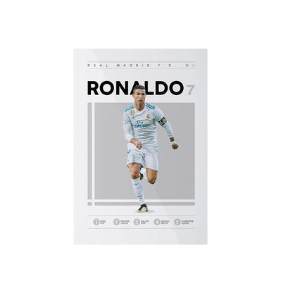 World Famous Football Player Lionel Wall Art Posters CR7 Canvas Art Prints M-Messis Canvas Painting Football Art Pictures Decor