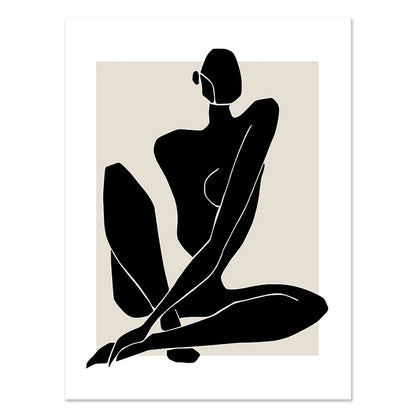 Abstract Matisse Line