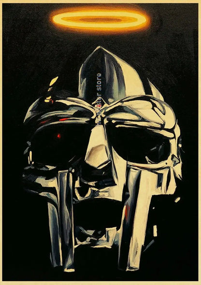 MF Doom Hip Hop Rap Music Retro Posters