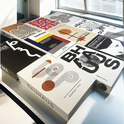 Abstract Bauhaus Luxury Decorative Books Boho Fake Book Storage Box Home Decor Coffee Table Shlef Bedroom Living Room Decoration