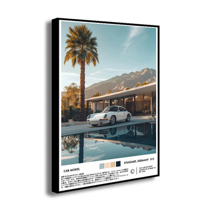 Supercar Canvas Wall Art Print