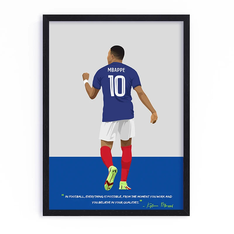 Famous Soccer Spoters Poster Canvas Printing Poster Soccer Home Room Wall Art Decor Players Fans Gift Prints Wall Decoration
