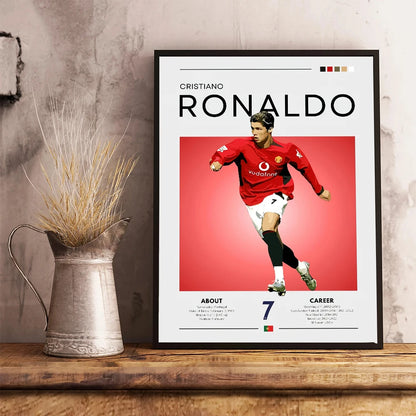 Famous Football Star Poster Modern Inspirational Canvas Painting Picture Soccer Wall Art Home Decoration Print Living Room Decor
