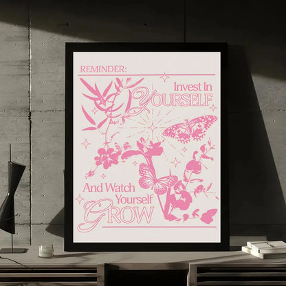 Pink Preppy Poster