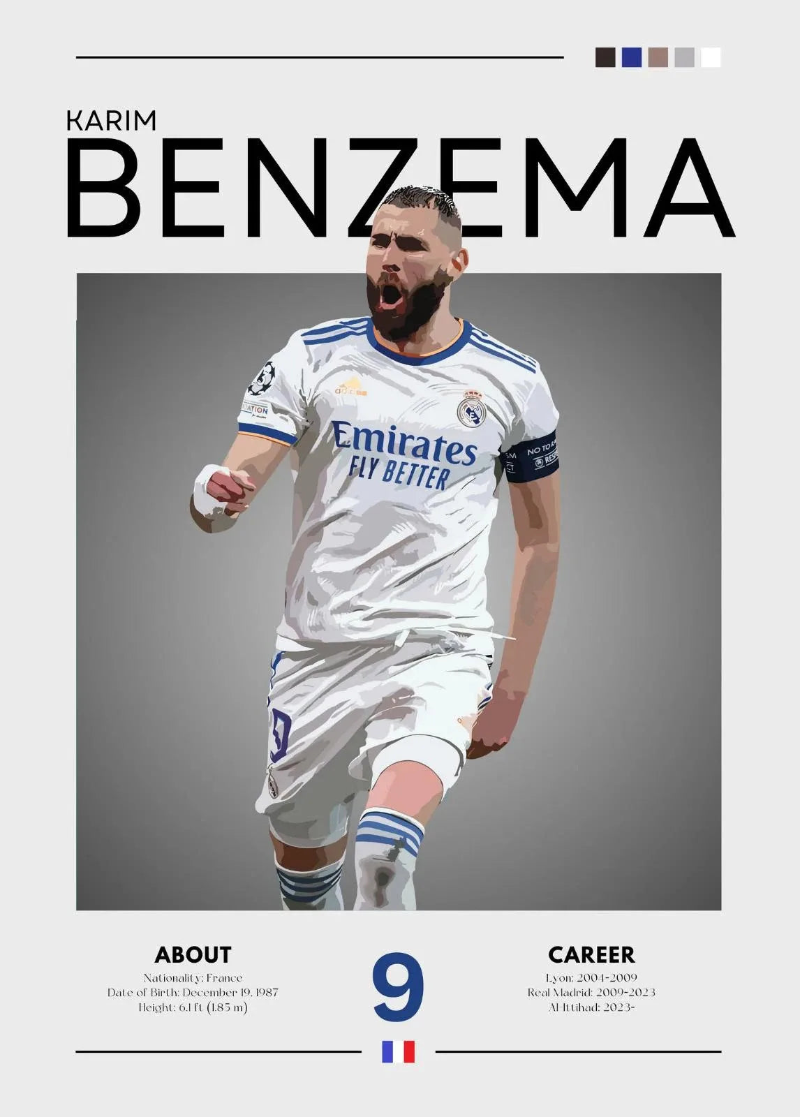 Famous Football Sports Celebrity Posters