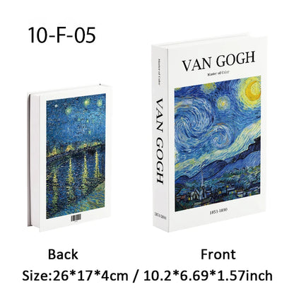 Abstract Bauhaus Luxury Decorative Books Boho Fake Book Storage Box Home Decor Coffee Table Shlef Bedroom Living Room Decoration