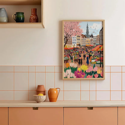 Flower Market Amsterdam Print