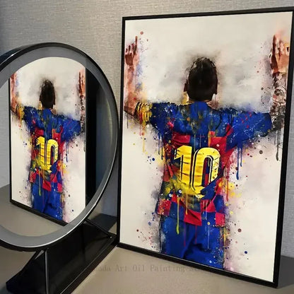 Lionel Messi Football Star Poster