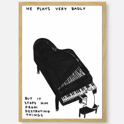 David Shrigley’s Eclectic Art Poster