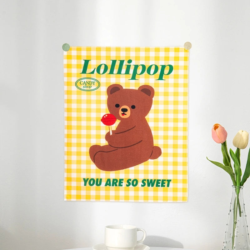 Kawaii Wall Decorating Cloth Tapestry