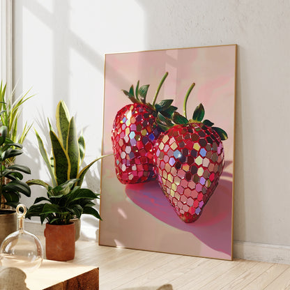Disco Strawberries Pink