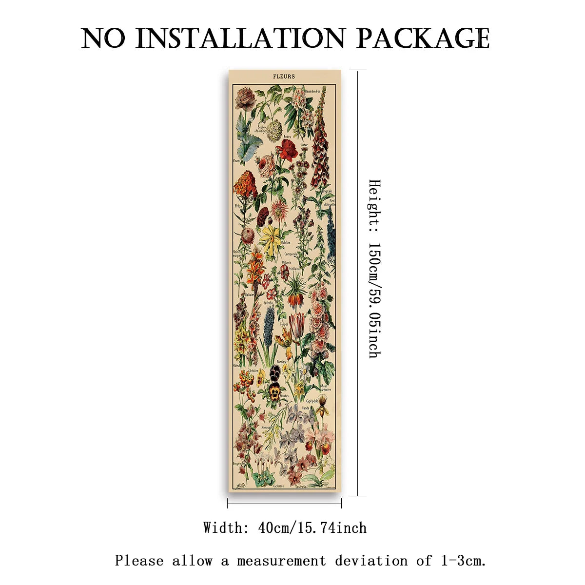 Gothic Witchy Sun & Moon Vertical Tapestry