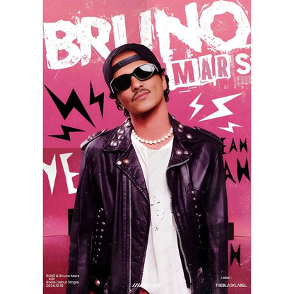 Singer B-Bruno M-Mars Album Poster Sticky Wall Art Printing Waterproof Home Living Bed Room Bar Aesthetic Decor