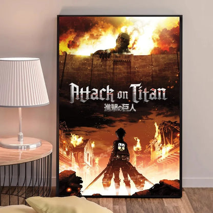 Anime A-Attack on Titans Poster