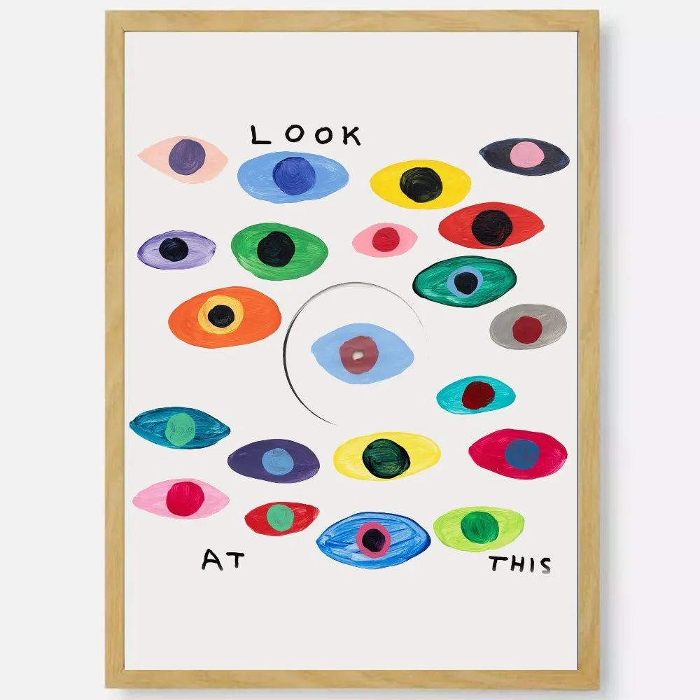 David Shrigley’s Eclectic Art Poster