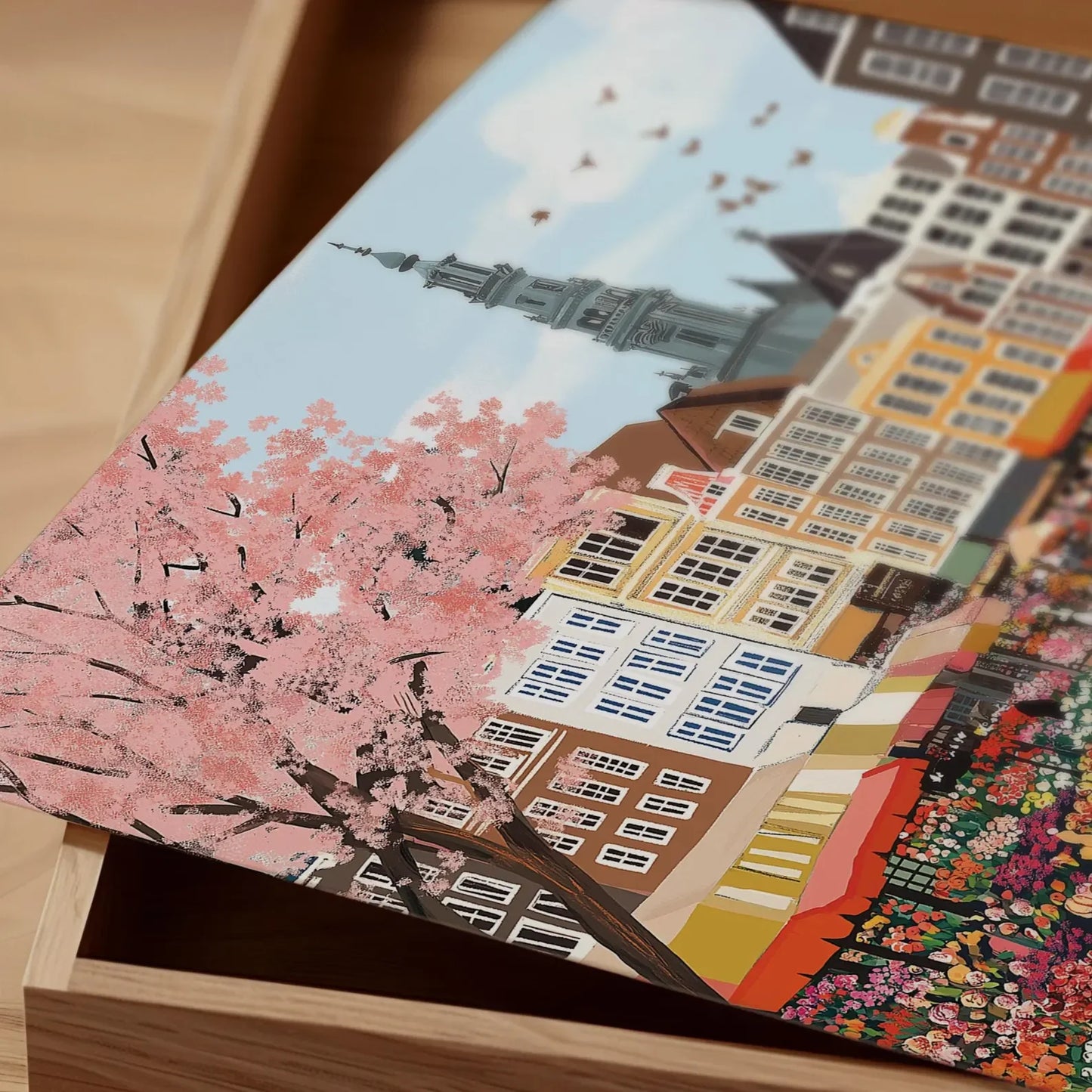 Flower Market Amsterdam Print
