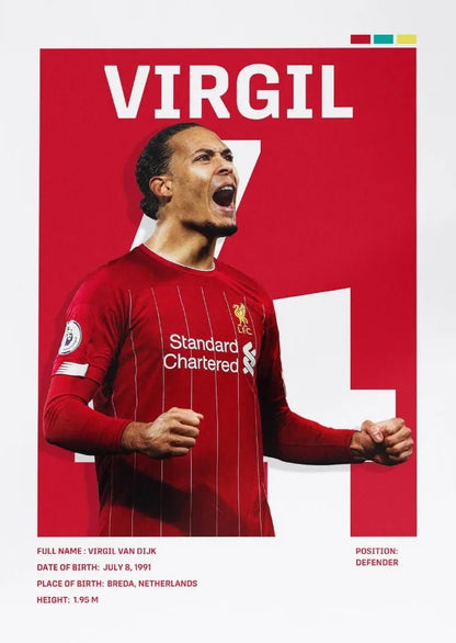 Famous Football Player Soccer Sports Star Posters and Prints Canvas Printing Wall Art Picture for Living Room Home Decor Gifts