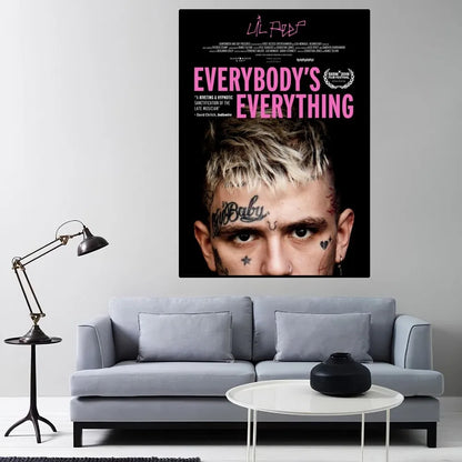 L-Lil P-Peep Hot Singer Poster Home Room Decor Livingroom Bedroom Aesthetic Art Wall Painting Stickers