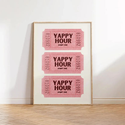 Preppy Typography Posters