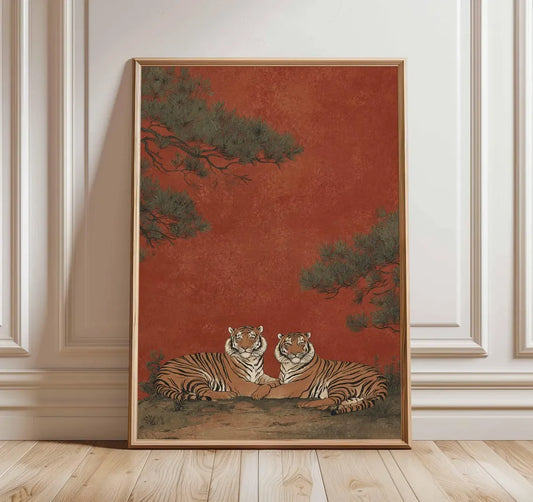 Japanese Tiger Poster