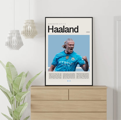 Famous Football Star Soccer Sports World Athlete Champion Player Poster Print Wall Art Pictures Canvas Painting Room Home Decor