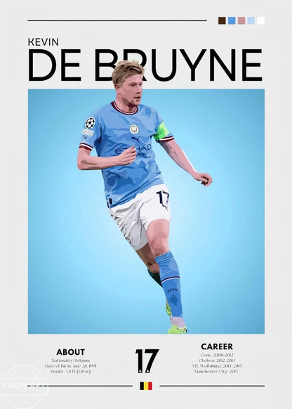 Famous Football Star Poster Modern Inspirational Canvas Painting Picture Soccer Wall Art Home Decoration Print Living Room Decor